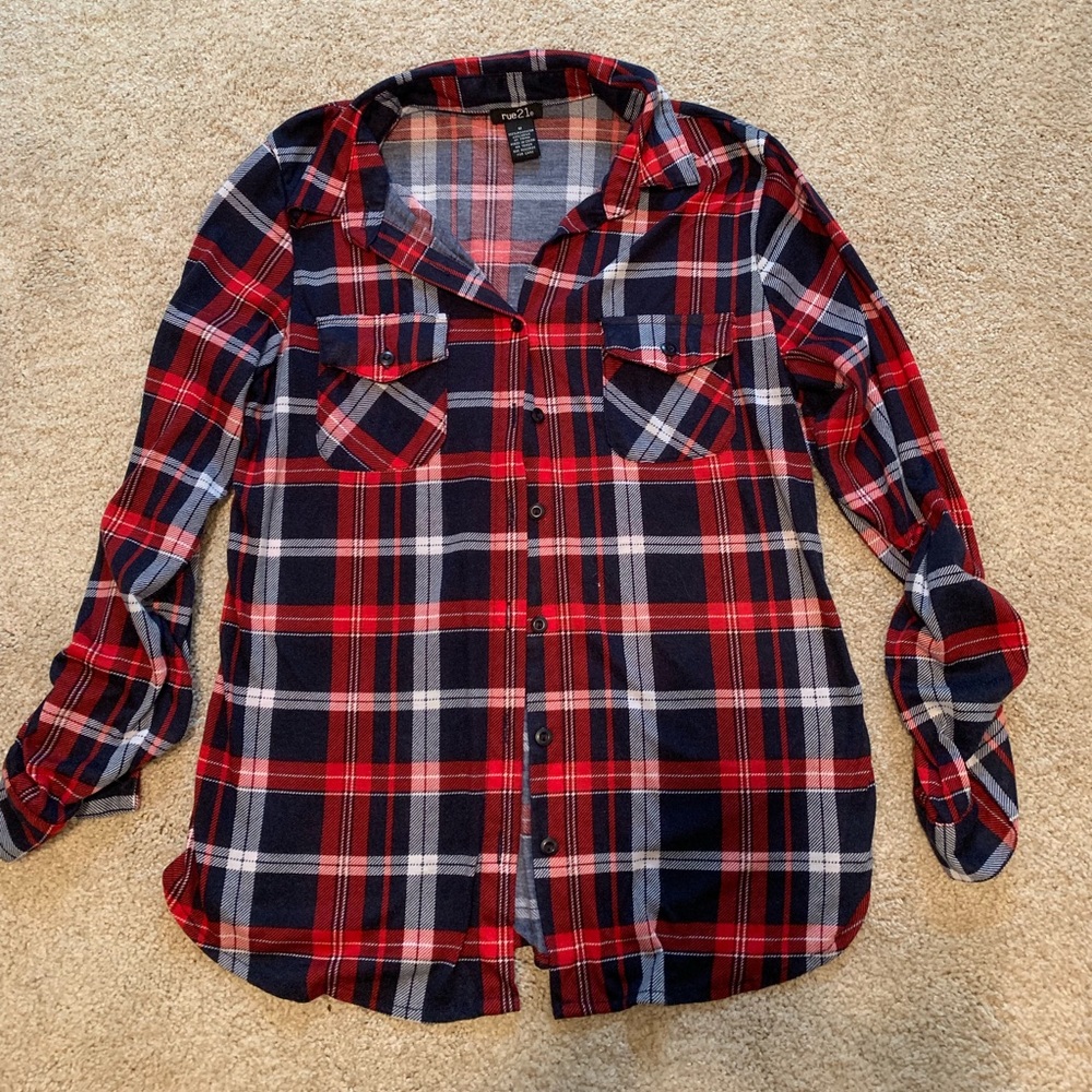 Plaid Button Up Shirt